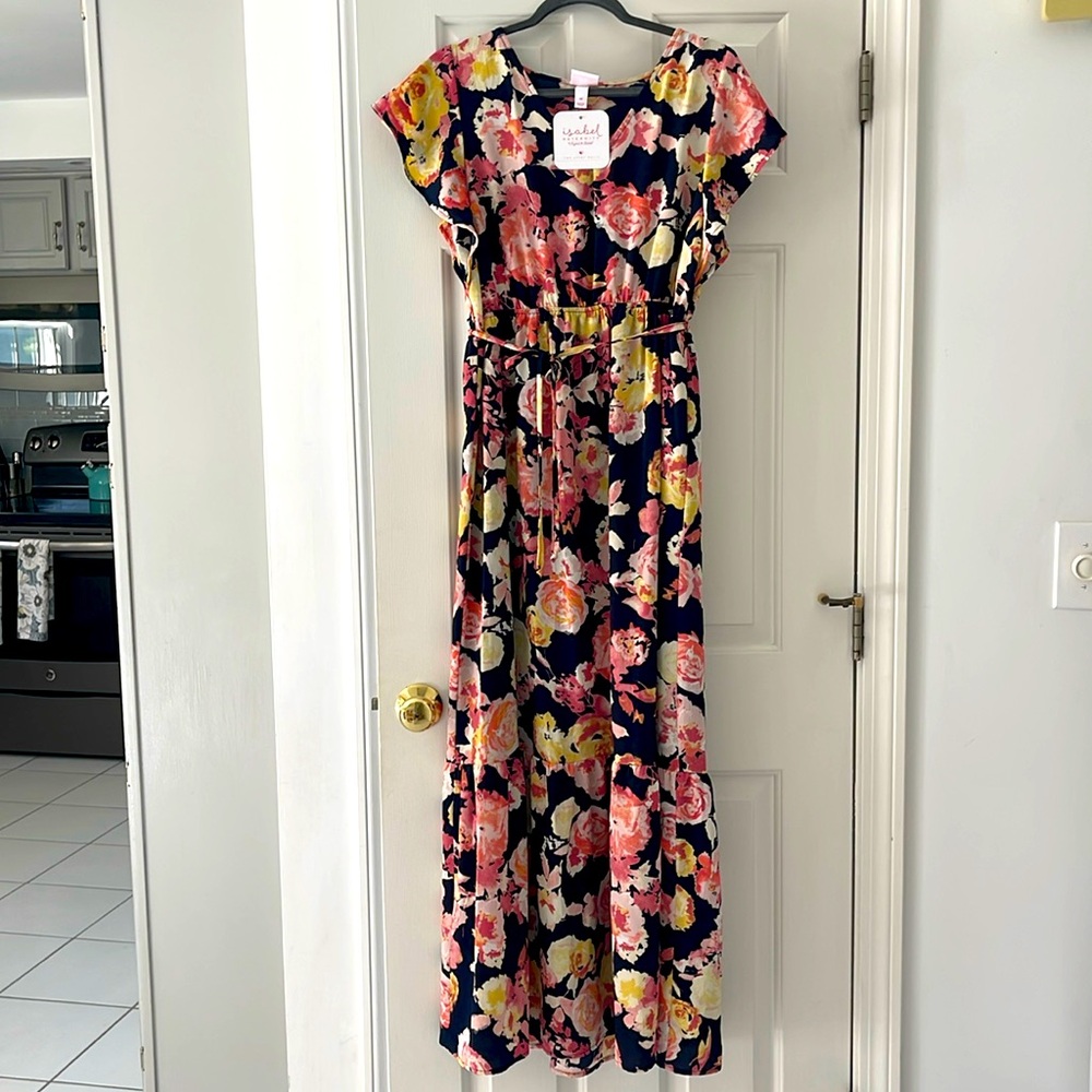Isabel Maternity Floral Dress